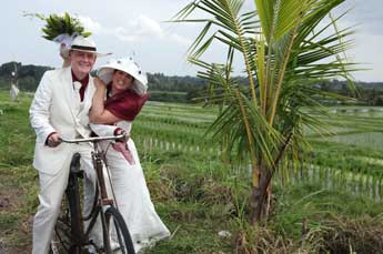 Villa Kompiang Bali Wedding - photo session in the countryside