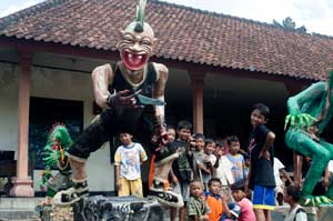 Ogoh Ogoh at Bali New Year Nyepi