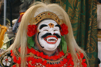 Bali dancer with mask