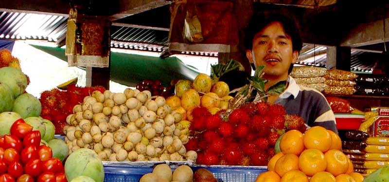 Bali Fruit market at Bedugul