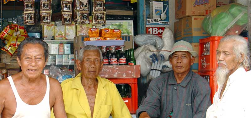 Bali typical villager