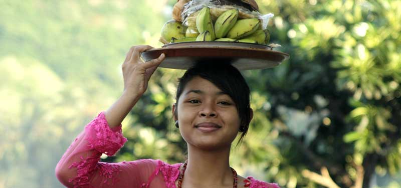 Bali fruit seller