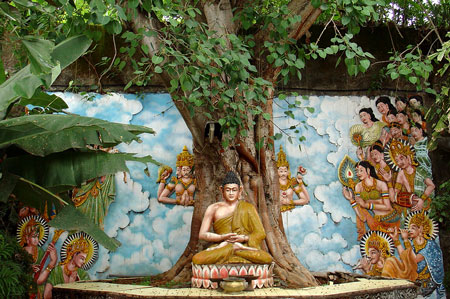 Buddha Vihara Temple in North Bali