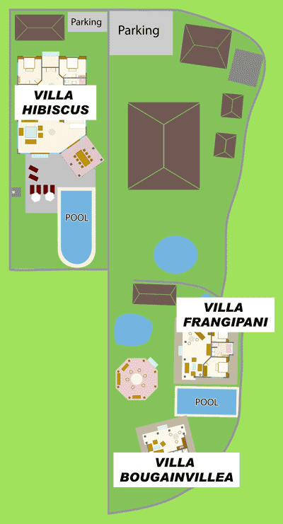 Villa Kompiang Bali Layout
