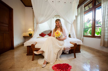 Villa Kompiang Bali Wedding - photo in the room of the villa