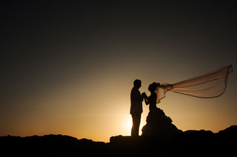 Villa Kompiang Bali Wedding - photo shoot at sunset